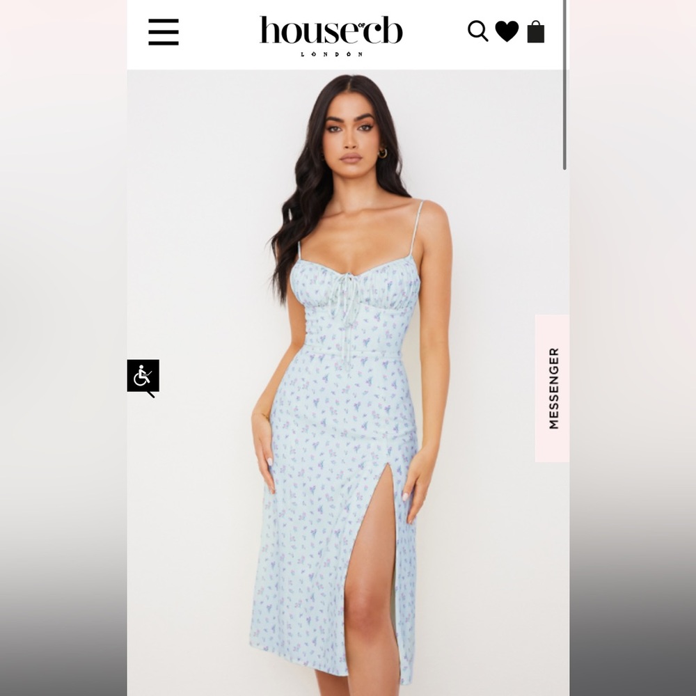House of CB carina bustier midi dress